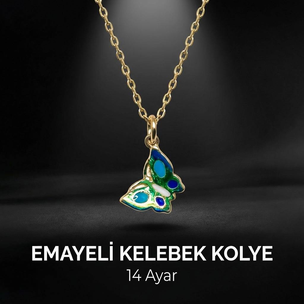 Kelebek Kolye - kelebek kolye